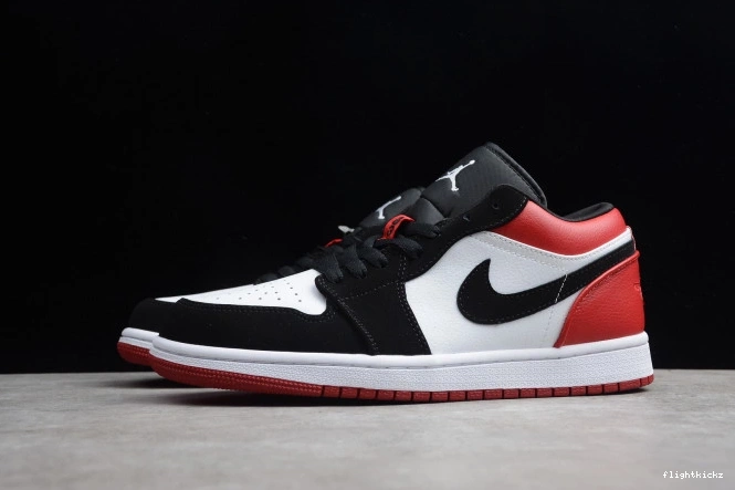 Air 1 Toe 553558-116 Black Low Jordan 0709